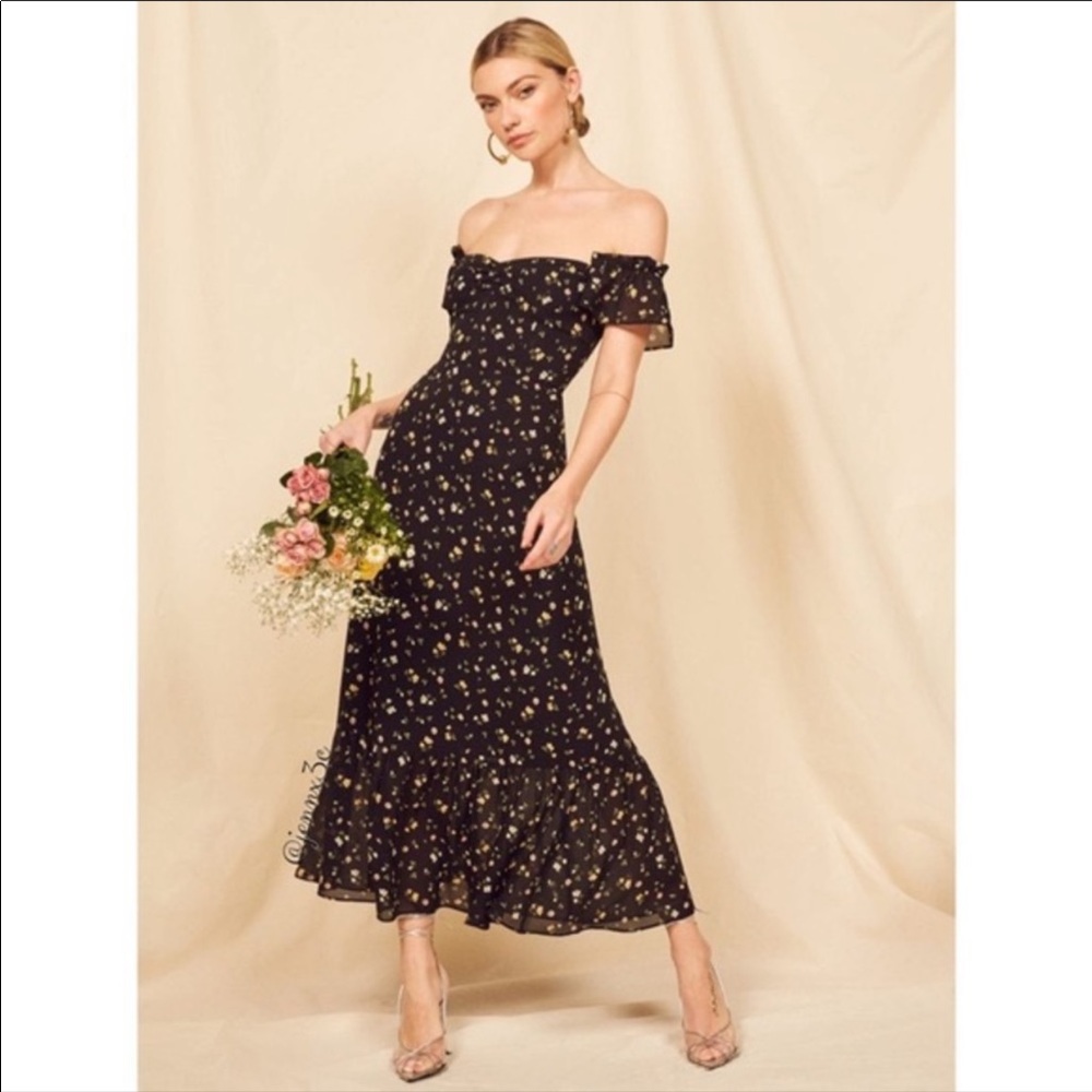 REFORMATION Butterfly dress Venezia floral print